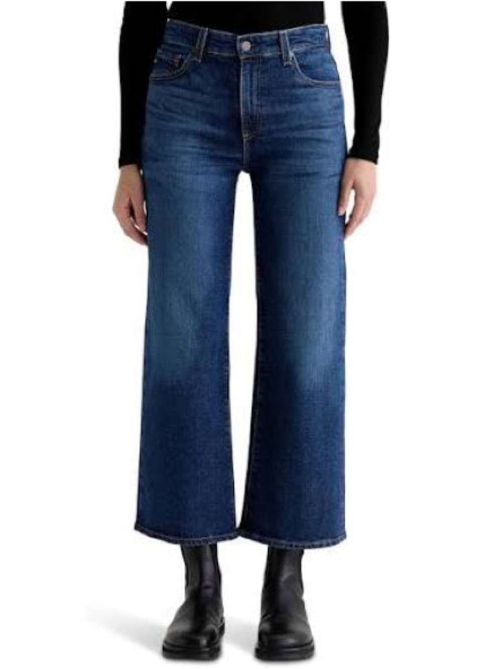 ✨ AG Saige Cropped Wide Leg Jeans – in Veiled wash – Size 27 – NWT ✨